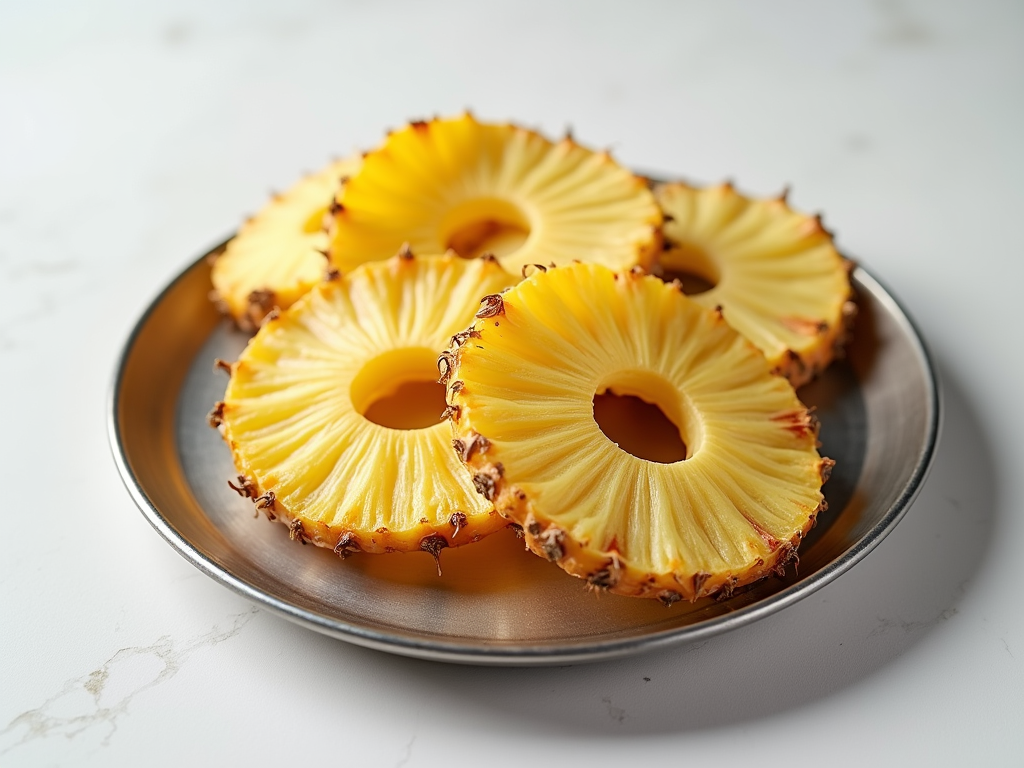 Dried pineapple rings